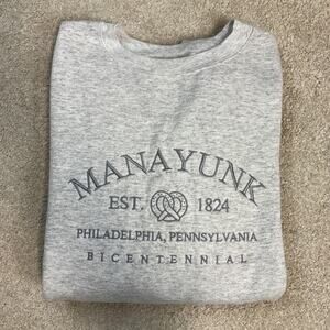 Hanes Manayunk Philadelphia Pennsylvania Bicentennial Sweatshirt Size 2XL